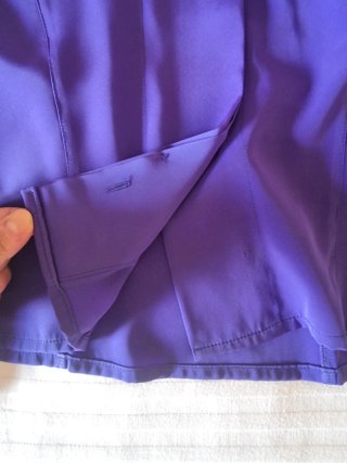 Blusa azul/morada brillante Simorra vintage