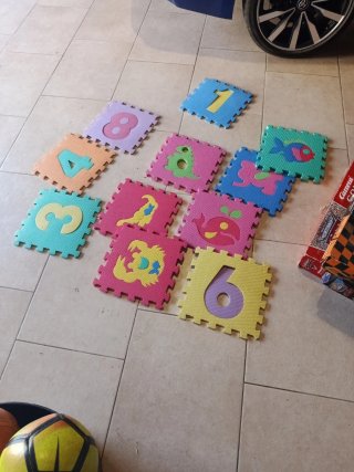 Alfombra puzzle infantil goma espuma