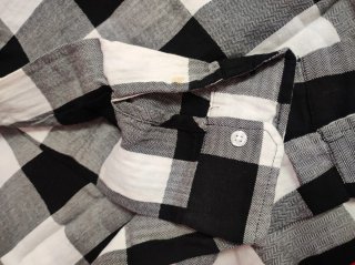 Camisa cuadros blanco y negro