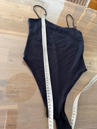 Conjunto Top Encaje y Body Negro Talla M