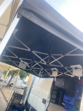 Lona Carpa 2x3 Reforzada Negra