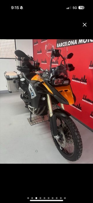 BMW F800GS Adventure Naranja/Negra