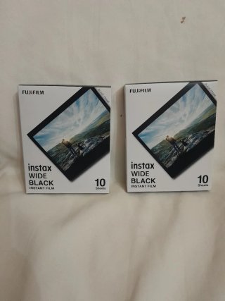 2 Cajas Fujifilm Instax Wide Black