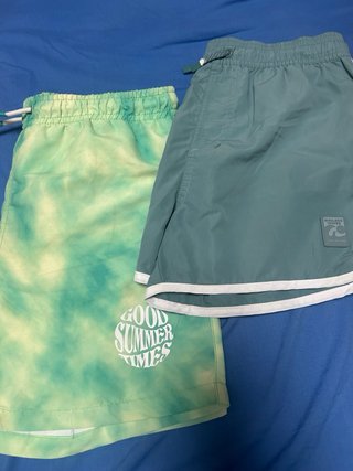 Lote 2 bañadores tie-dye y liso