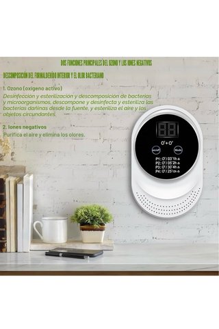 Generador Ozono Purificador Aire Ionizador
