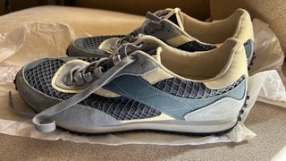 Zapatillas Zara casuales azul/gris Talla 43