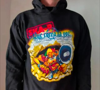 SUDADERA NUEVA CAPUCHA - SKA.P QUE CORRA... - XL