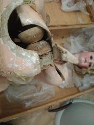 Muñeca antigua porcelana biscuit 1904