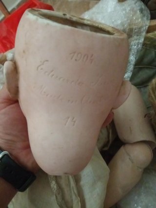 Muñeca antigua porcelana biscuit 1904