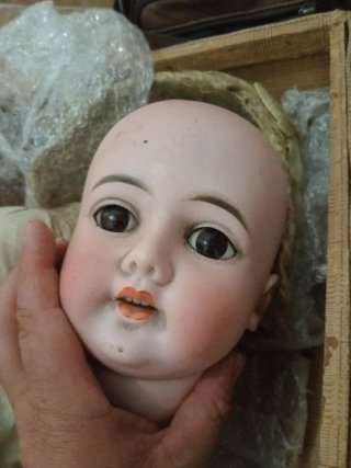 Muñeca antigua porcelana biscuit 1904