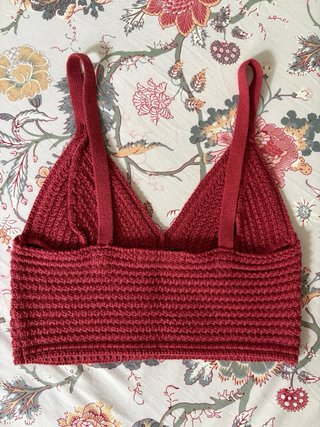 Top de punto granate Stradivarius