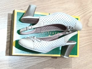 Zapatos Pitillos Mujer Tacón 7 cm, Nude, Talla 39.