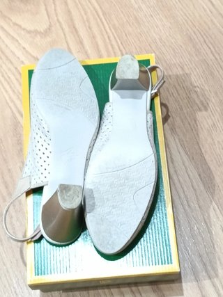 Zapatos Pitillos Mujer Tacón 7 cm, Nude, Talla 39.