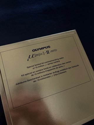 Olympus Mju II Limited Edition Cámara