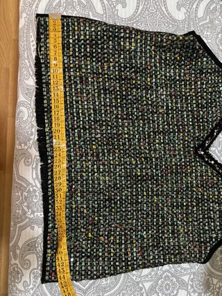 Top tirantes tweed multicolor lentejuelas