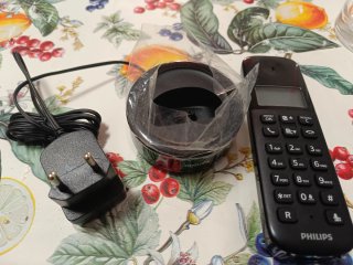Teléfono Inalámbrico Philips Negro