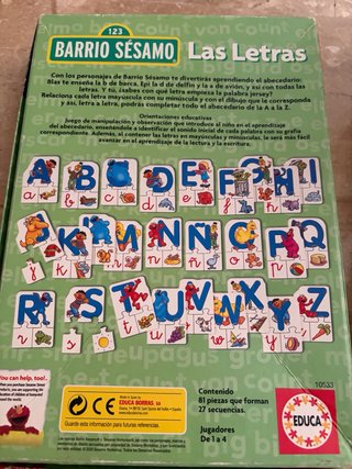 Lote 2 juegos: Quién es Quién y Puzzle Letras