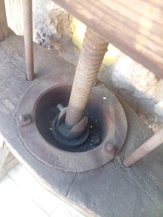 Prensa de uva/aceitunas madera