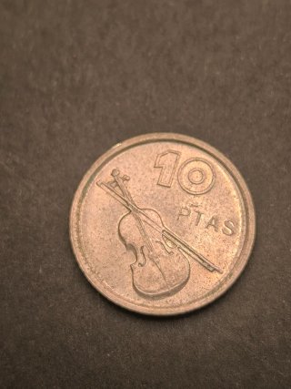 Lote 8 monedas 10 pesetas España