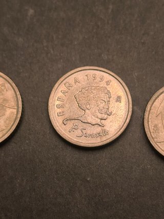 Lote 8 monedas 10 pesetas España