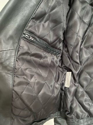Chaqueta de piel negra Melvin unisex Calidad