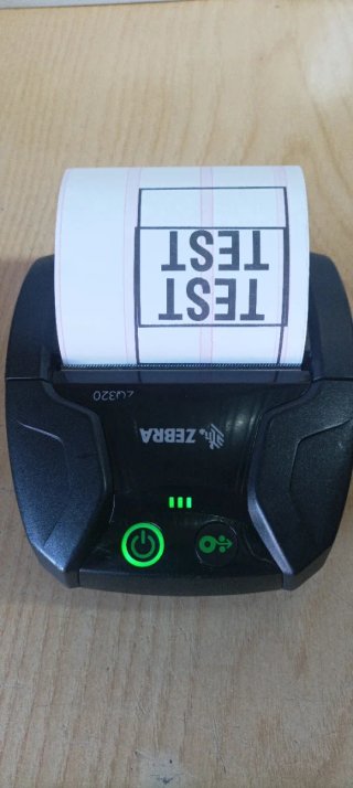 Zebra ZQ320 stampante portatile Wifi + custodia