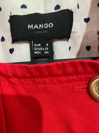 Chaqueta Mango Roja Talla S
