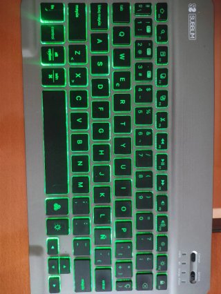 Teclado Subblim RGB Multiconexión 3equipos ala vez