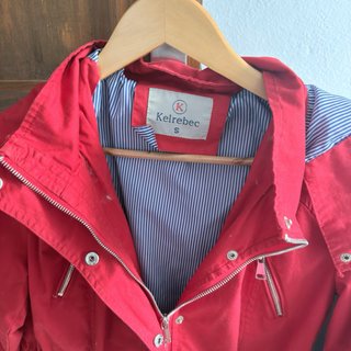Parka mujer roja