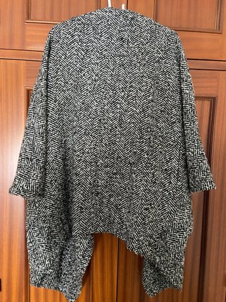 Abrigo jaspeado talla 44