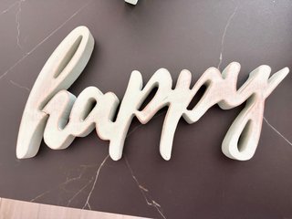 Letras de madera “Happy”
