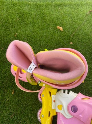 Patines en línea rosas ajustables Disney