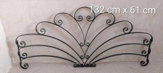 Cabecero de forja 132x61 cm