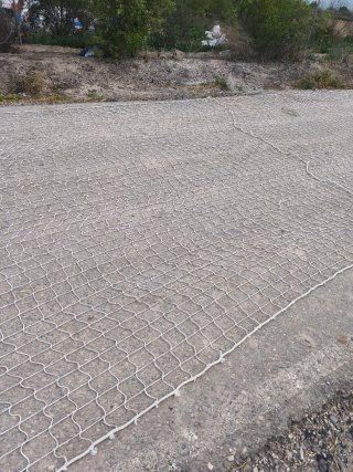 Red de obra seguridad 5x11m blanca