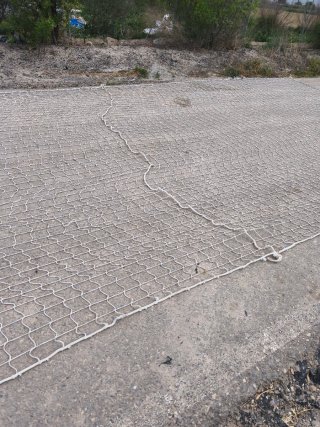 Red de obra seguridad 5x11m blanca