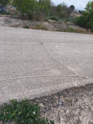 Red de obra seguridad 5x11m blanca
