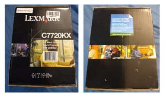 Lexmark Toner original C7720 preto