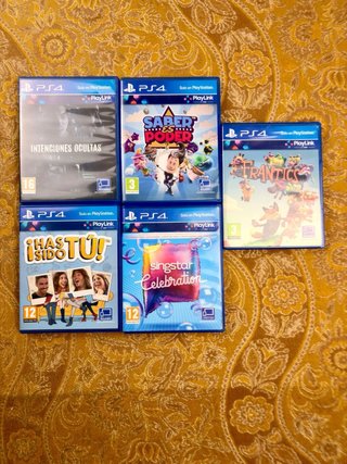 LOTE COMPLETO PS4 SLIM 1TB EN PERFECTO ESTADO