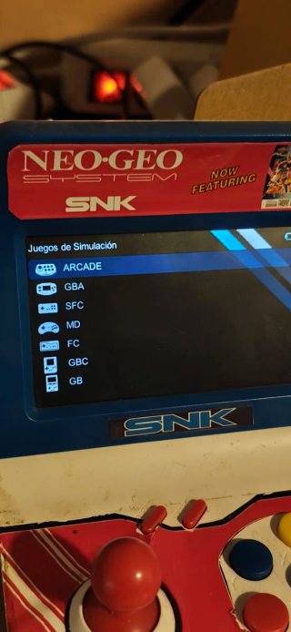 Consola Arcade Neo Geo SNK MVS Azul/Rojo