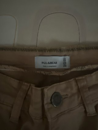 Pantalón cargo vaquero marrón