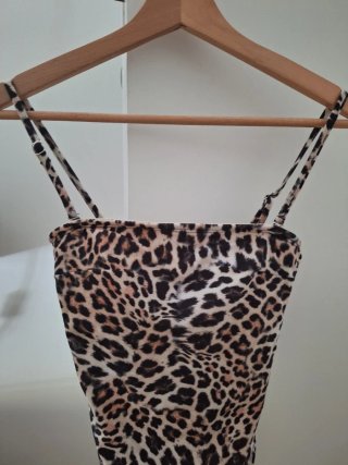 Bañador leopardo tirantes