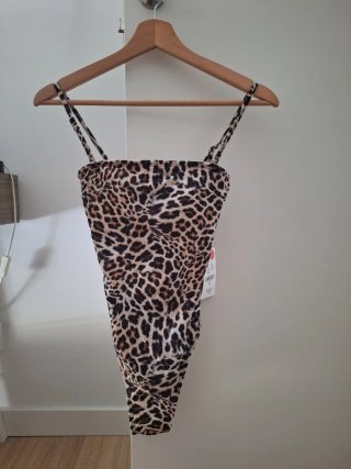 Bañador leopardo tirantes