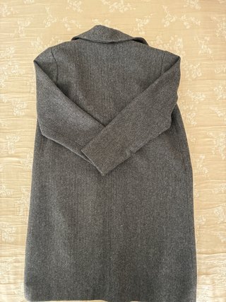 Abrigo Nicoli jaspeado espiga gris Talla 8-10