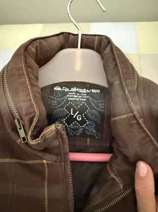Abrigo Quiksilver Marrón Talla L