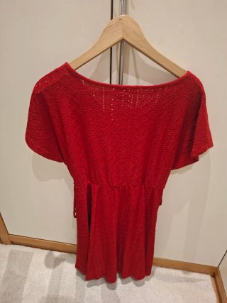 Vestido rojo Springfield talla L