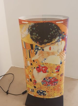 Lampada atmosfera Klimt tessuto