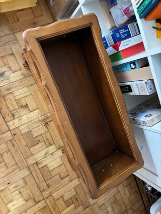 Jardinera vintage de madera