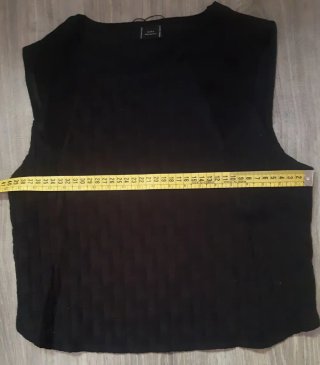 ORIGINAL Top Zara Negro Talla S