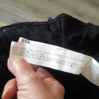 ORIGINAL Top Zara Negro Talla S