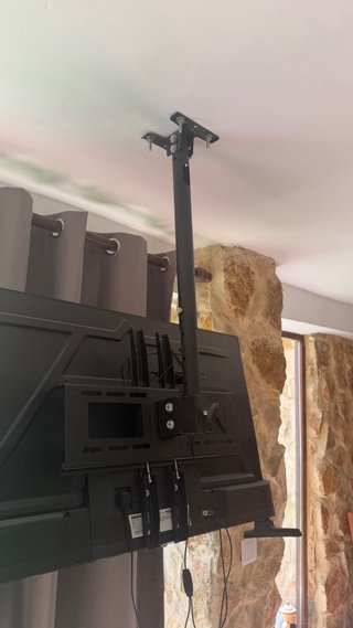 Soporte Techo TV Negro